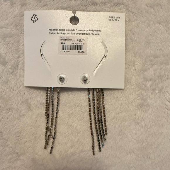 Dangle Rhinestone Ear Cuffs - Picture 5 of 5